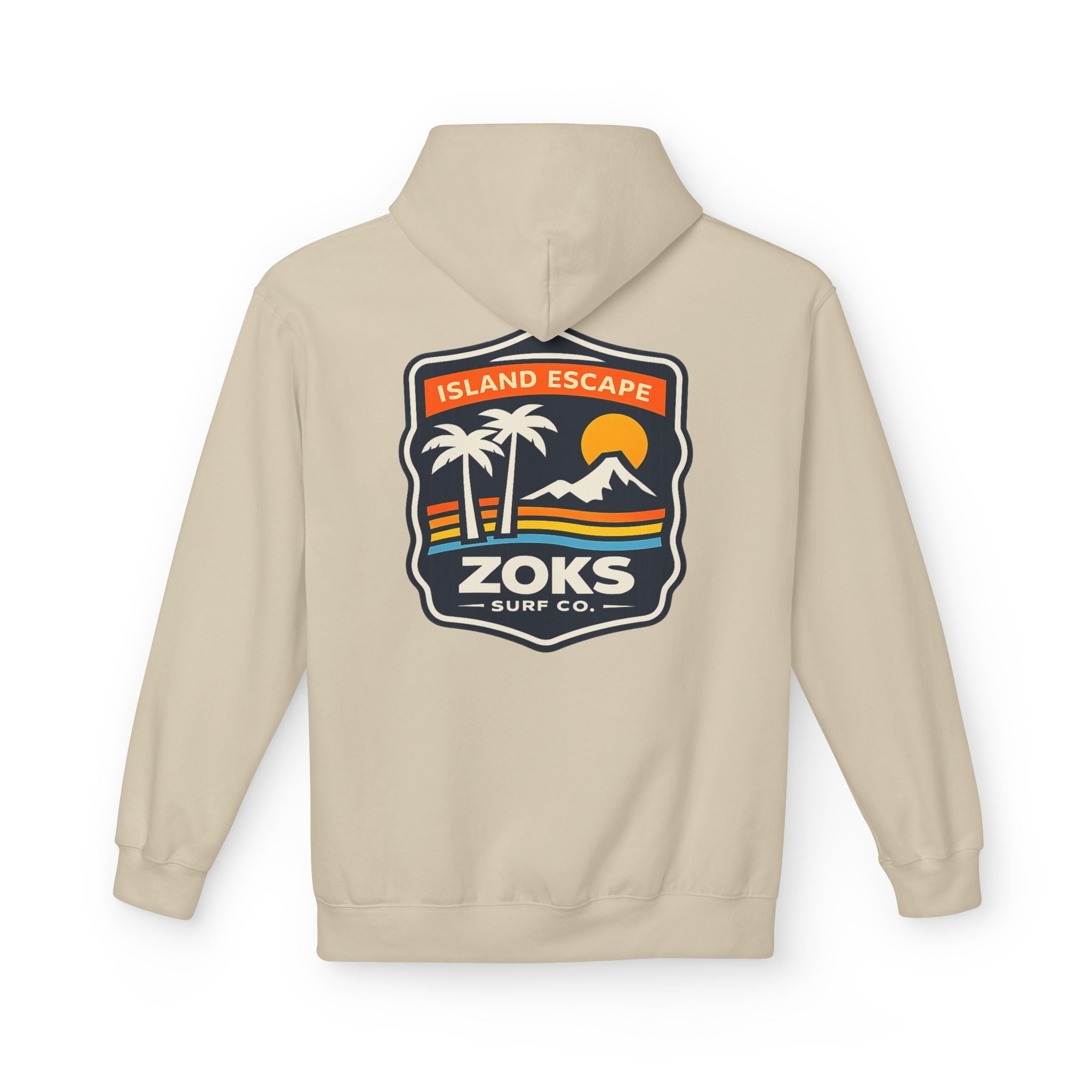 Island Escape Zoks Hoodie — Surf Co. Graphic Pullover