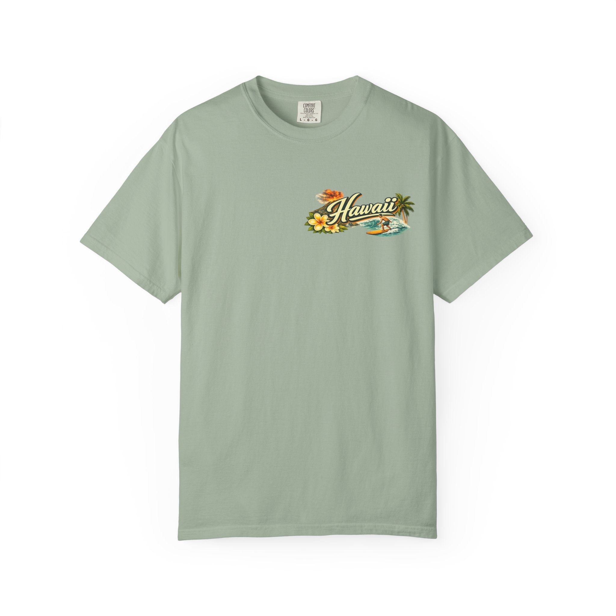 Hawaii Vintage Postcard T-Shirt — Paradise of the Pacific Graphic