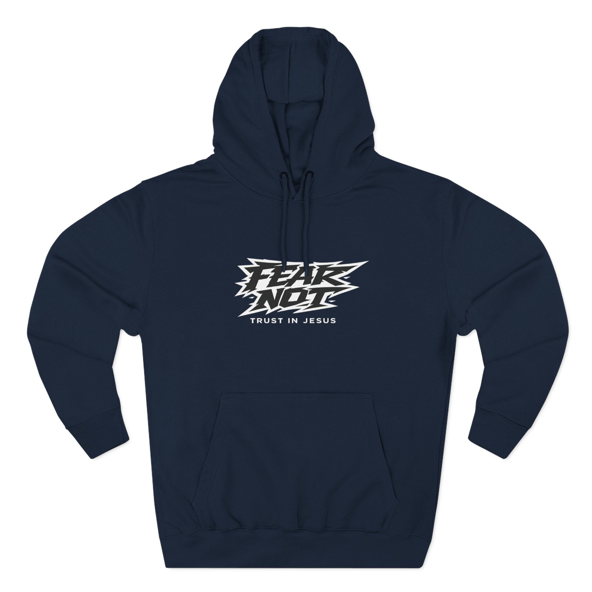 Fear Not Hoodie — "Trust in Jesus" Christian Graphic Hoodie