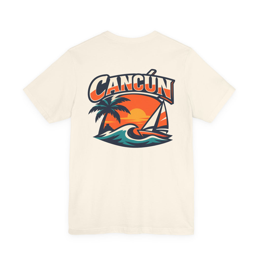Cancún Sunset Sail Tee — Tropical Beach Vacation T-Shirt