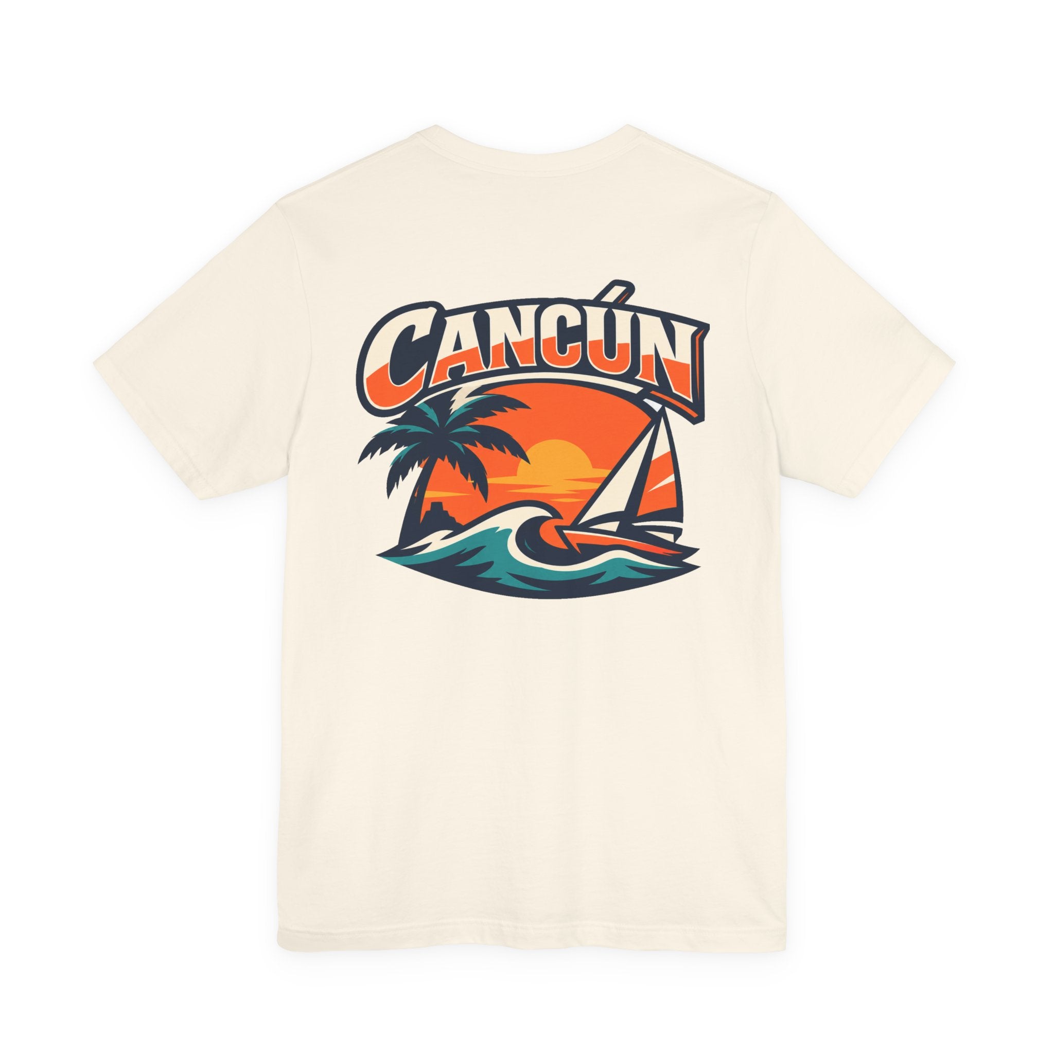 Cancún Sunset Sail Tee — Tropical Beach Vacation T-Shirt