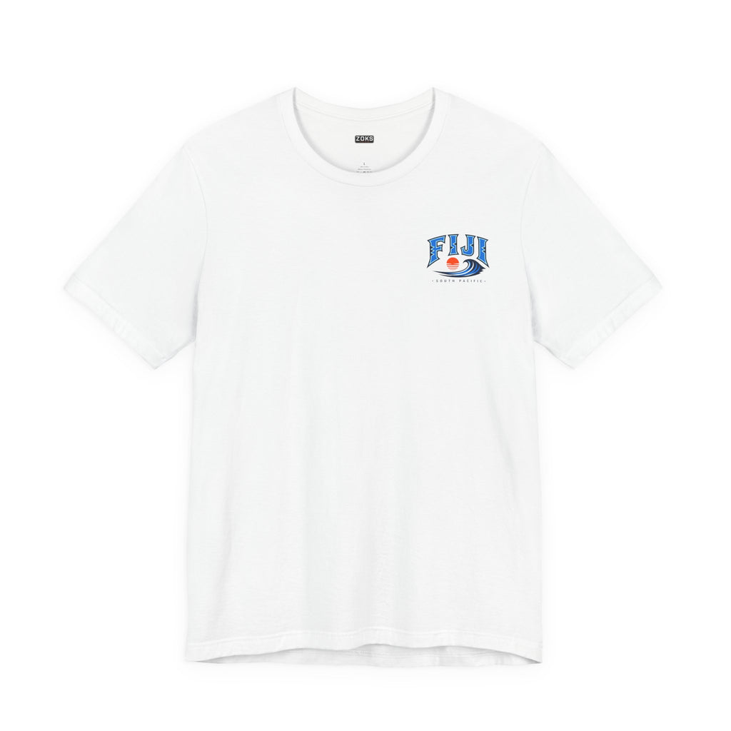 FIJI South Pacific Surf Tee – Premium Island Wave Graphic Shirt (Front & Back Print)