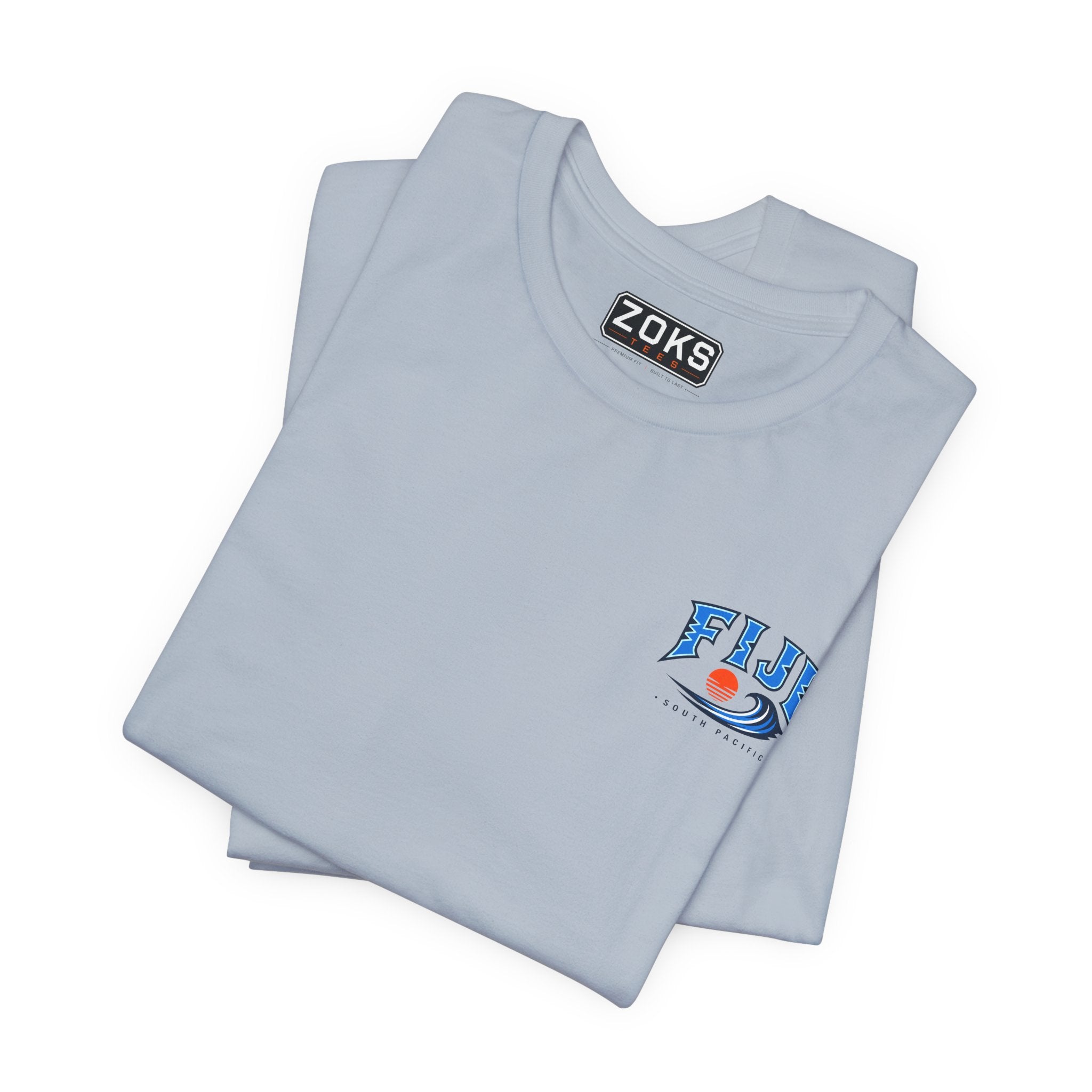FIJI South Pacific Surf Tee – Premium Island Wave Graphic Shirt (Front & Back Print)