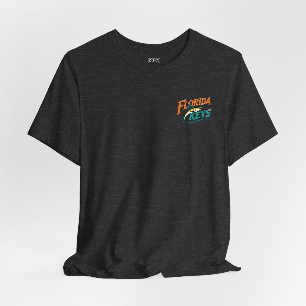 Florida Keys Marlin Sunset T-Shirt — Key West & Key Largo Fishing Tee
