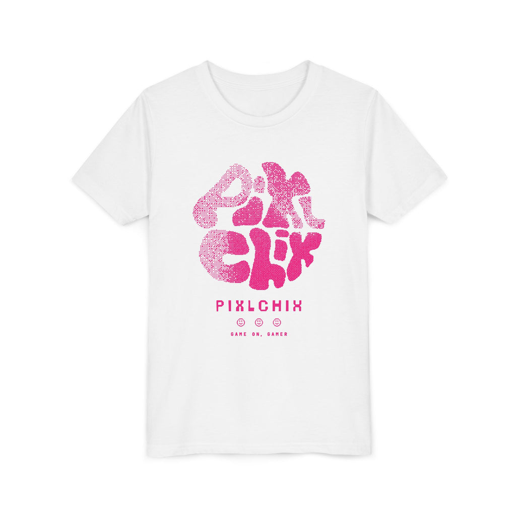 Pixlchix Retro Pink Girl's Youth Tee