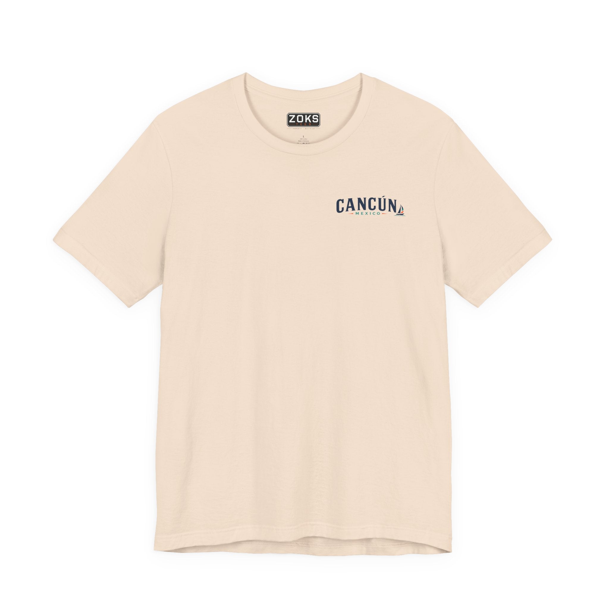 Cancún Mexico Sunset Sail T-Shirt — Beach Vacation Tee