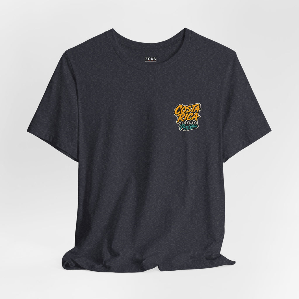 Pura Vida Sloth Beach Costa Rica T-Shirt – Retro Tropical Surf Graphic Tee
