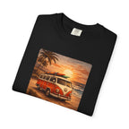 Vintage VW Bus Sunset T-Shirt — Retro Surf Camper Tee
