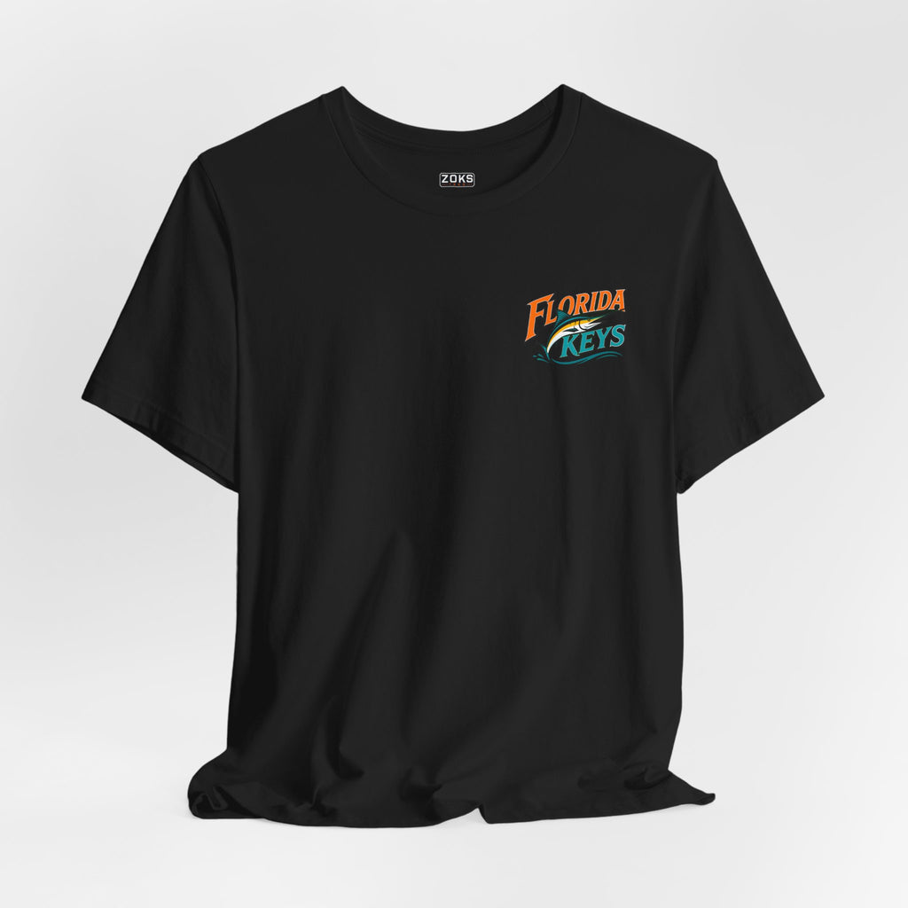Florida Keys Marlin Sunset T-Shirt — Key West & Key Largo Fishing Tee