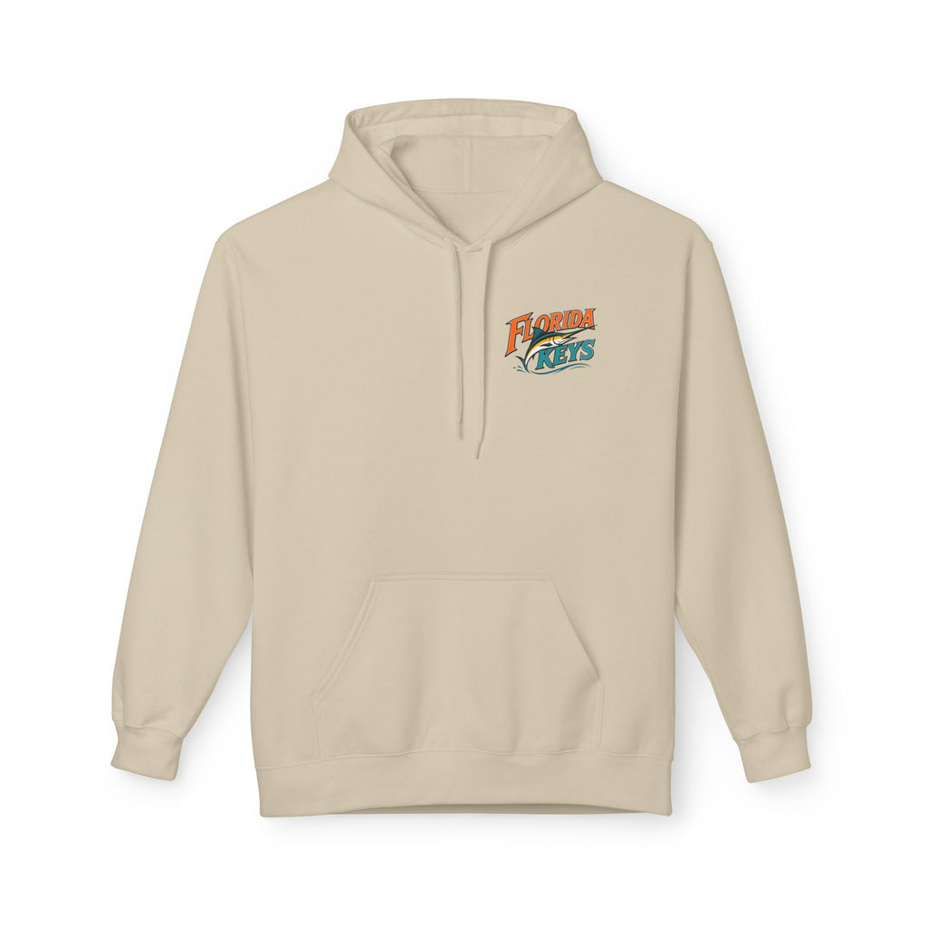 Florida Keys Fishing Hoodie — Key West Key Largo Sunset Marlin Design