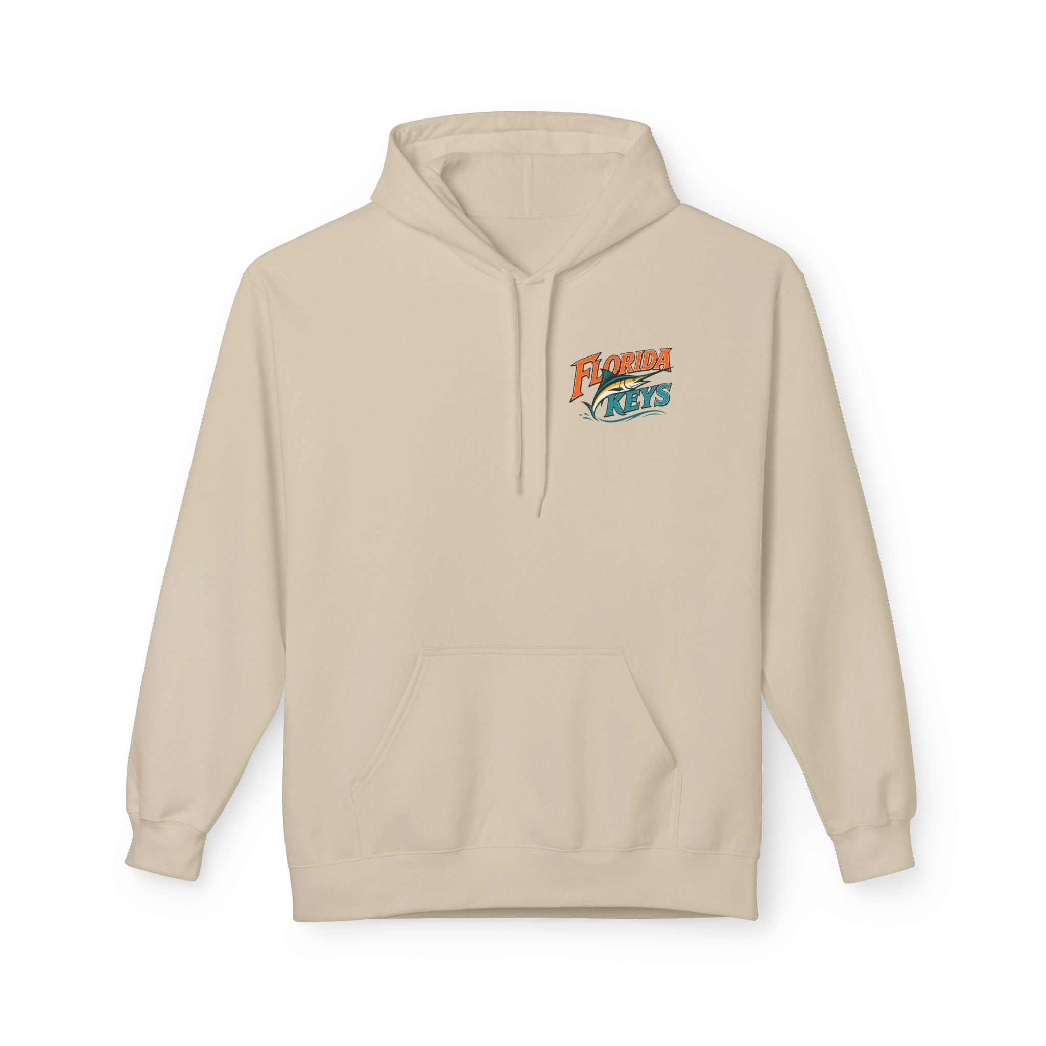 Florida Keys Fishing Hoodie — Key West Key Largo Sunset Marlin Design