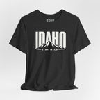 Idaho 'Stay Wild' Mountain State T-Shirt — Outdoor Adventure Tee