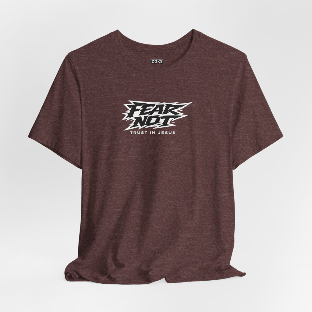 Fear Not - Trust in Jesus T-Shirt — Vintage Olive Christian Tee