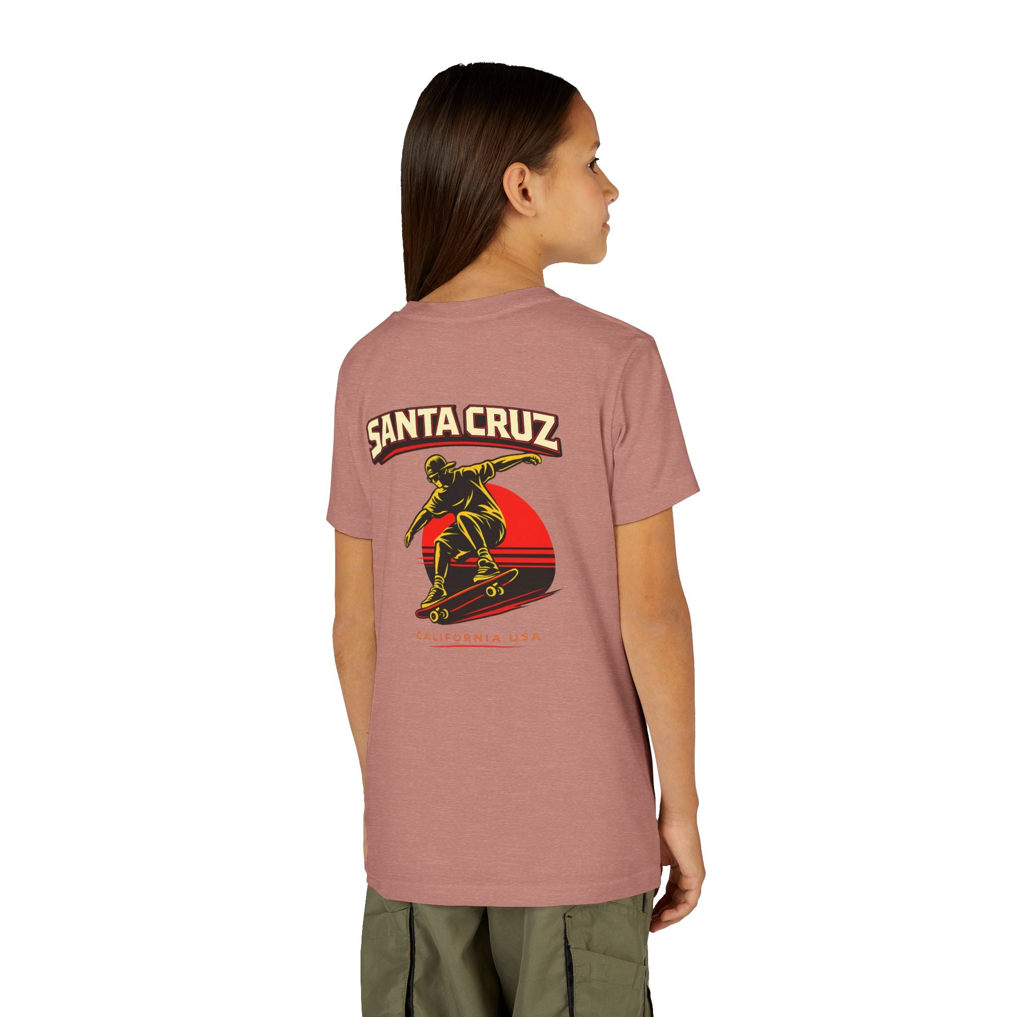 Santa Cruz Youth Skateboard Tee – Vintage Surf Skate California USA