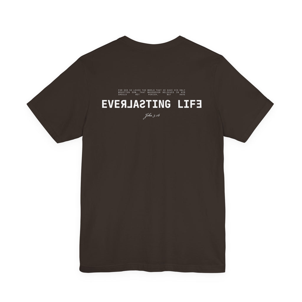 Everlasting Life John 3:16 T-Shirt — Christian Faith Scripture Tee