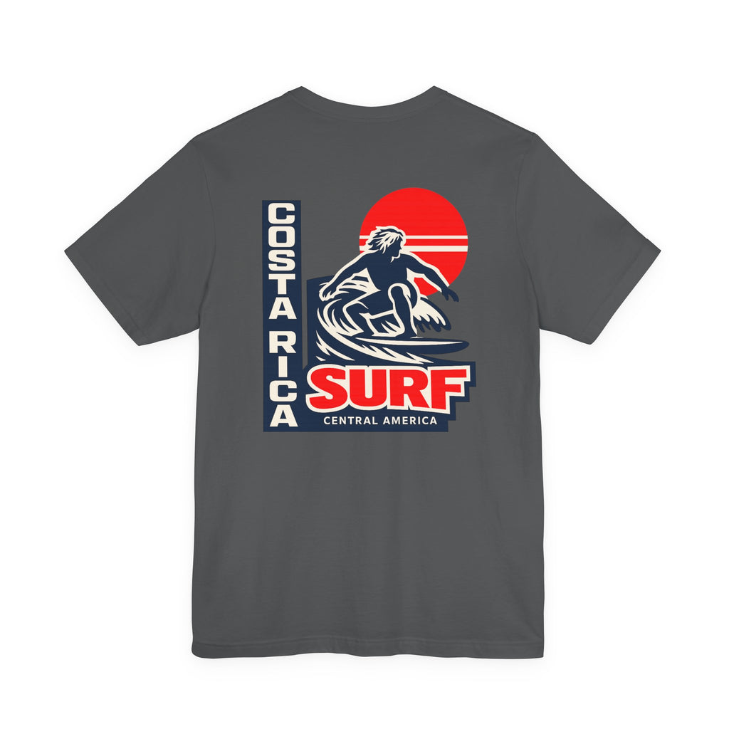 Costa Rica Surf Vintage Graphic Tee — Retro Surfer T-Shirt