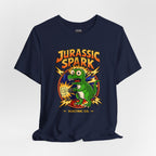 Jurassic Spark T‑Shirt — Retro Electric Dinosaur Graphic Tee
