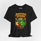 Jurassic Spark T‑Shirt — Retro Electric Dinosaur Graphic Tee