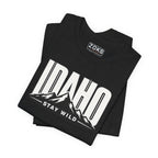 Idaho 'Stay Wild' Mountain State T-Shirt — Outdoor Adventure Tee