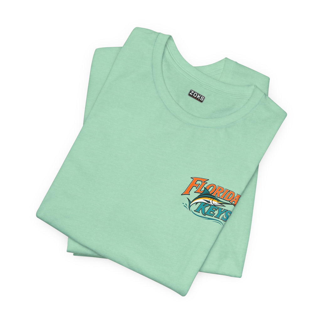 Florida Keys Marlin Sunset T-Shirt — Key West & Key Largo Fishing Tee
