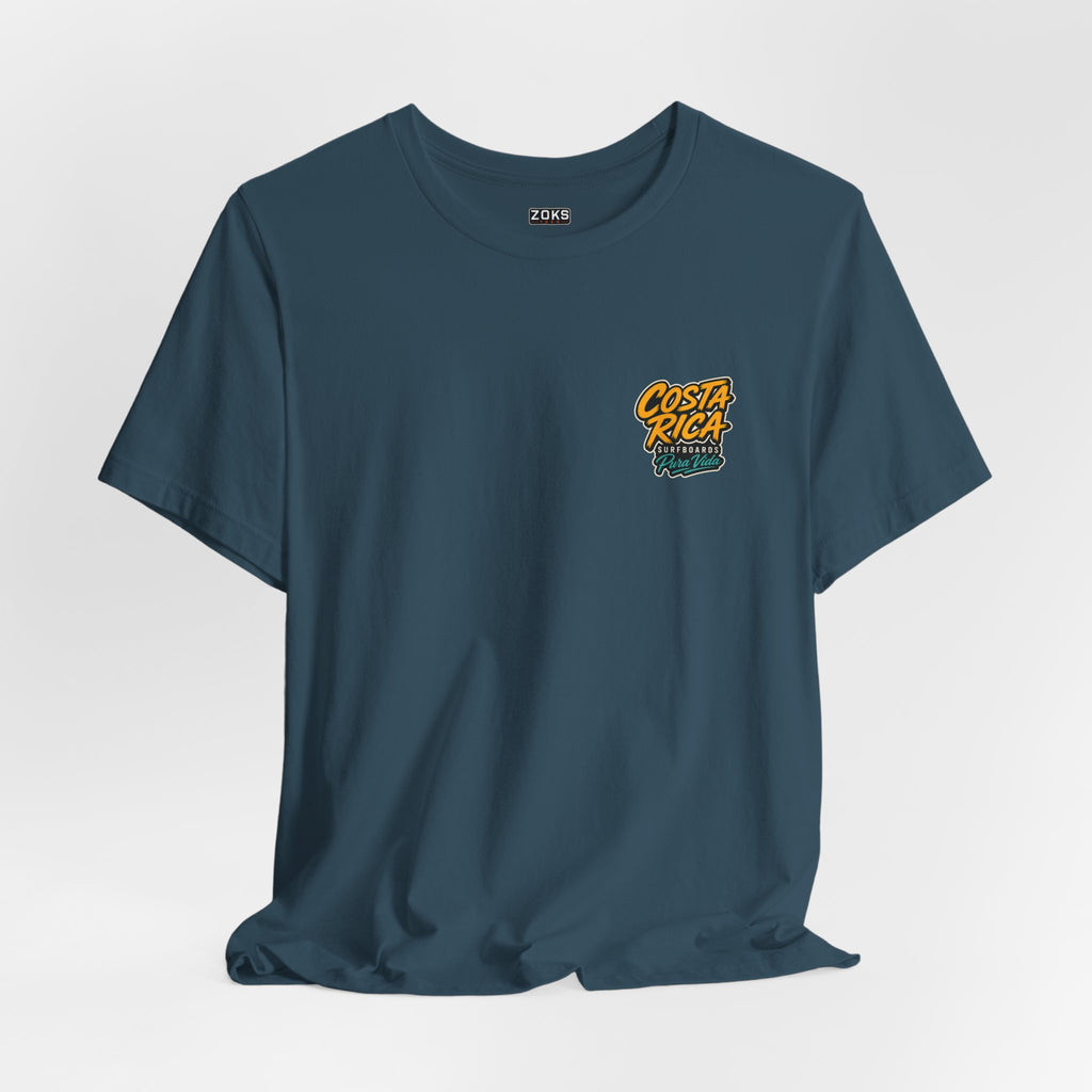 Pura Vida Sloth Beach Costa Rica T-Shirt – Retro Tropical Surf Graphic Tee