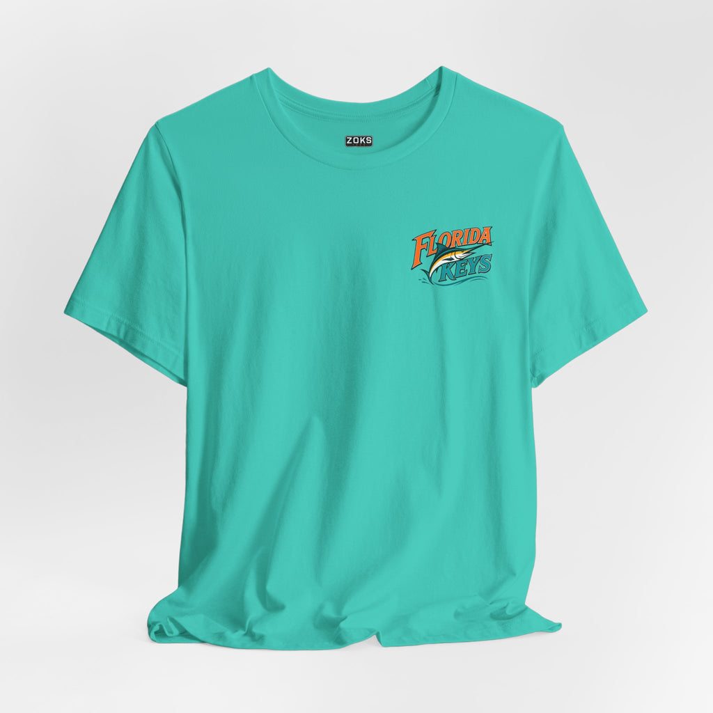 Florida Keys Marlin Sunset T-Shirt — Key West & Key Largo Fishing Tee