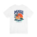 Maui Sail Sunset T-Shirt — Hawaii Palm Beach Vacation Tee