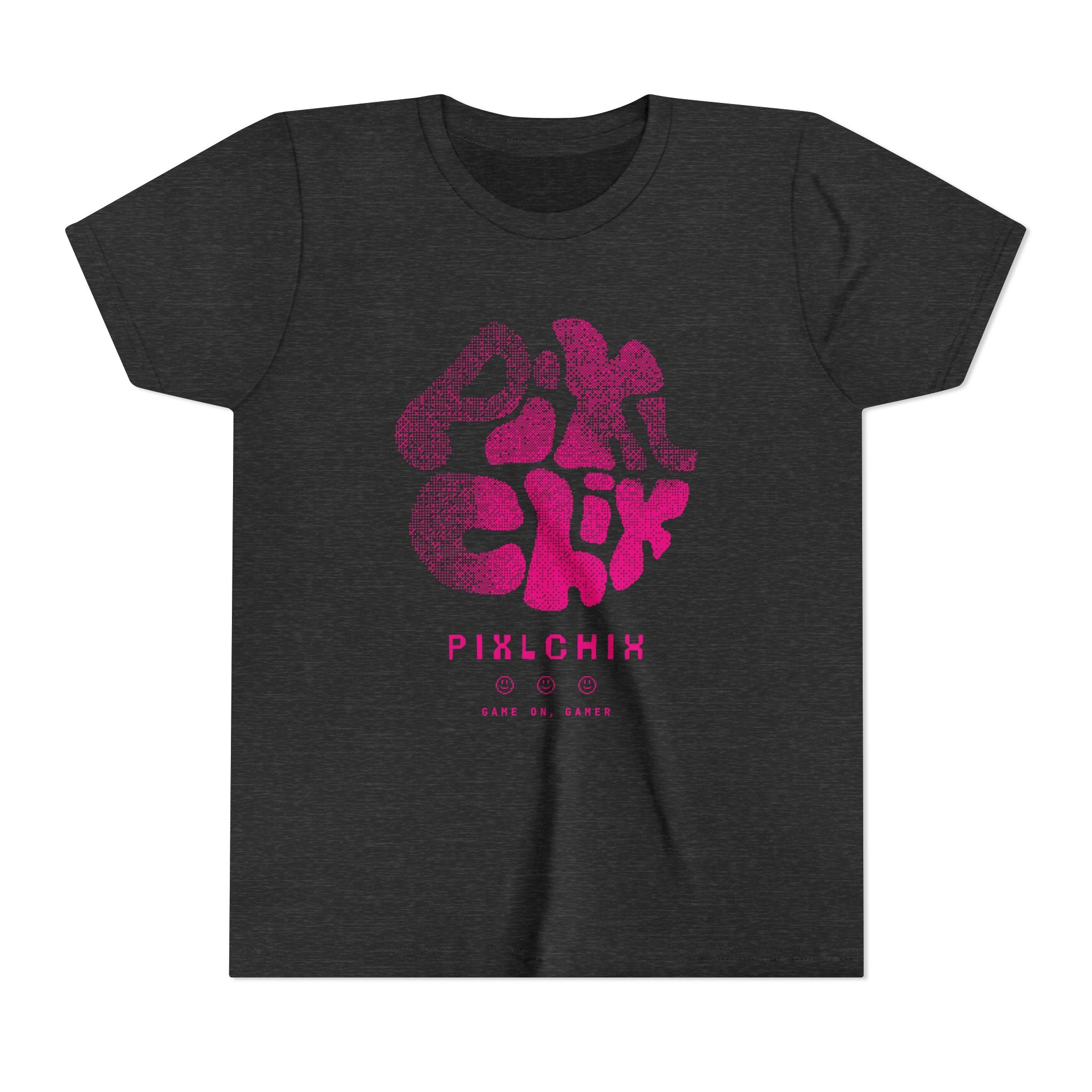 Pixlchix Retro Pink Girl's Youth Tee