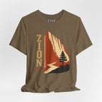 Zion National Park Vintage Sunset T-Shirt — Retro Hiking Tee