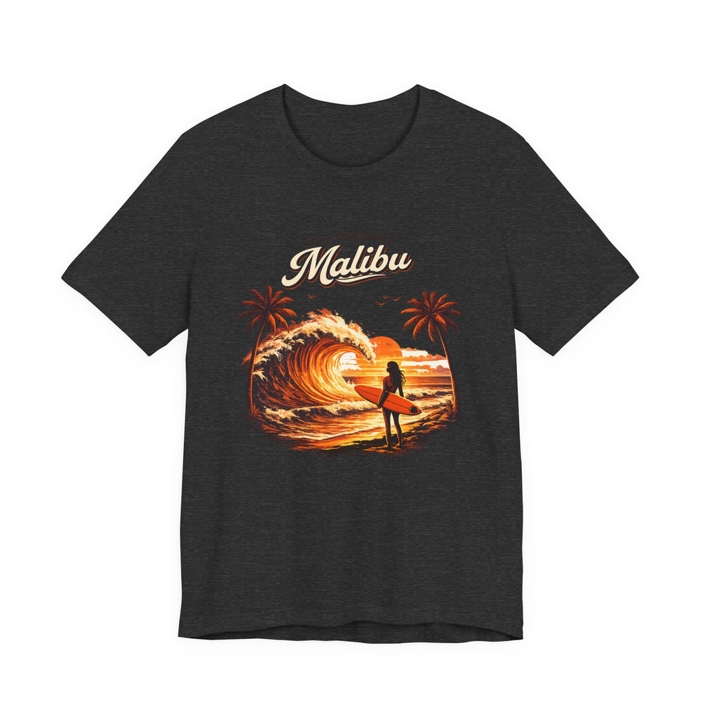 Malibu Surf Sunset T-Shirt — California Surfing Tee