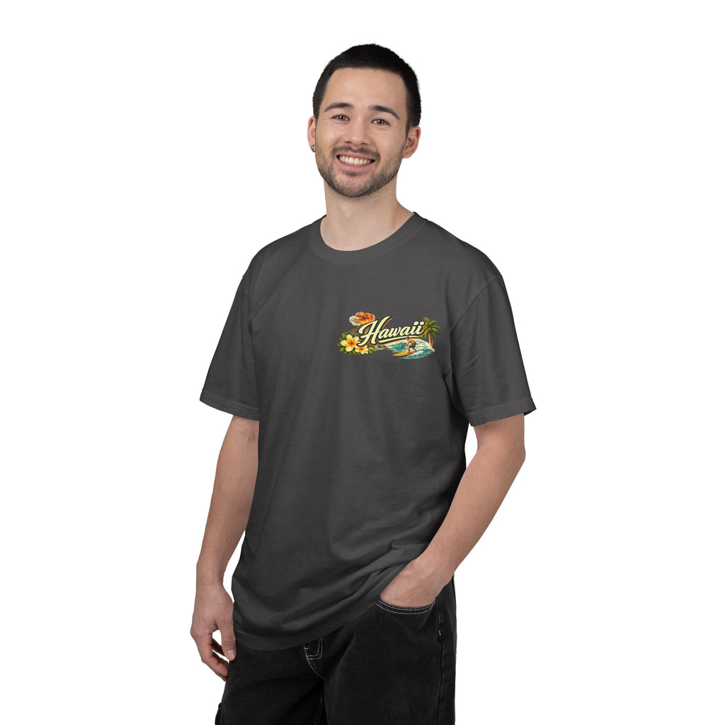 Hawaii Vintage Postcard T-Shirt — Paradise of the Pacific Graphic