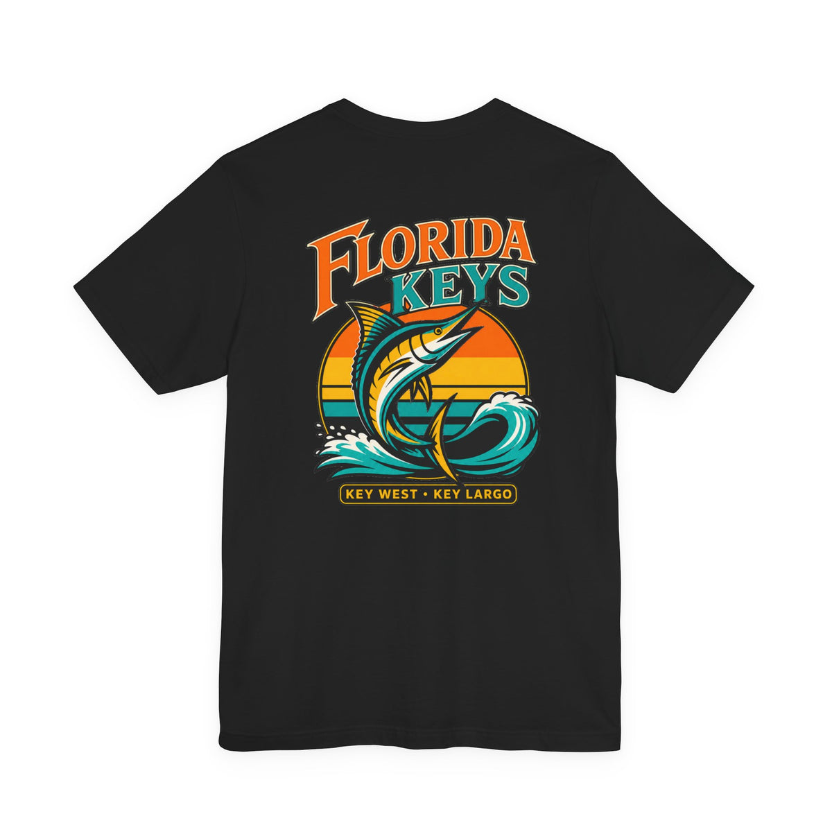 Florida Keys Marlin Sunset T-Shirt — Key West & Key Largo Fishing Tee