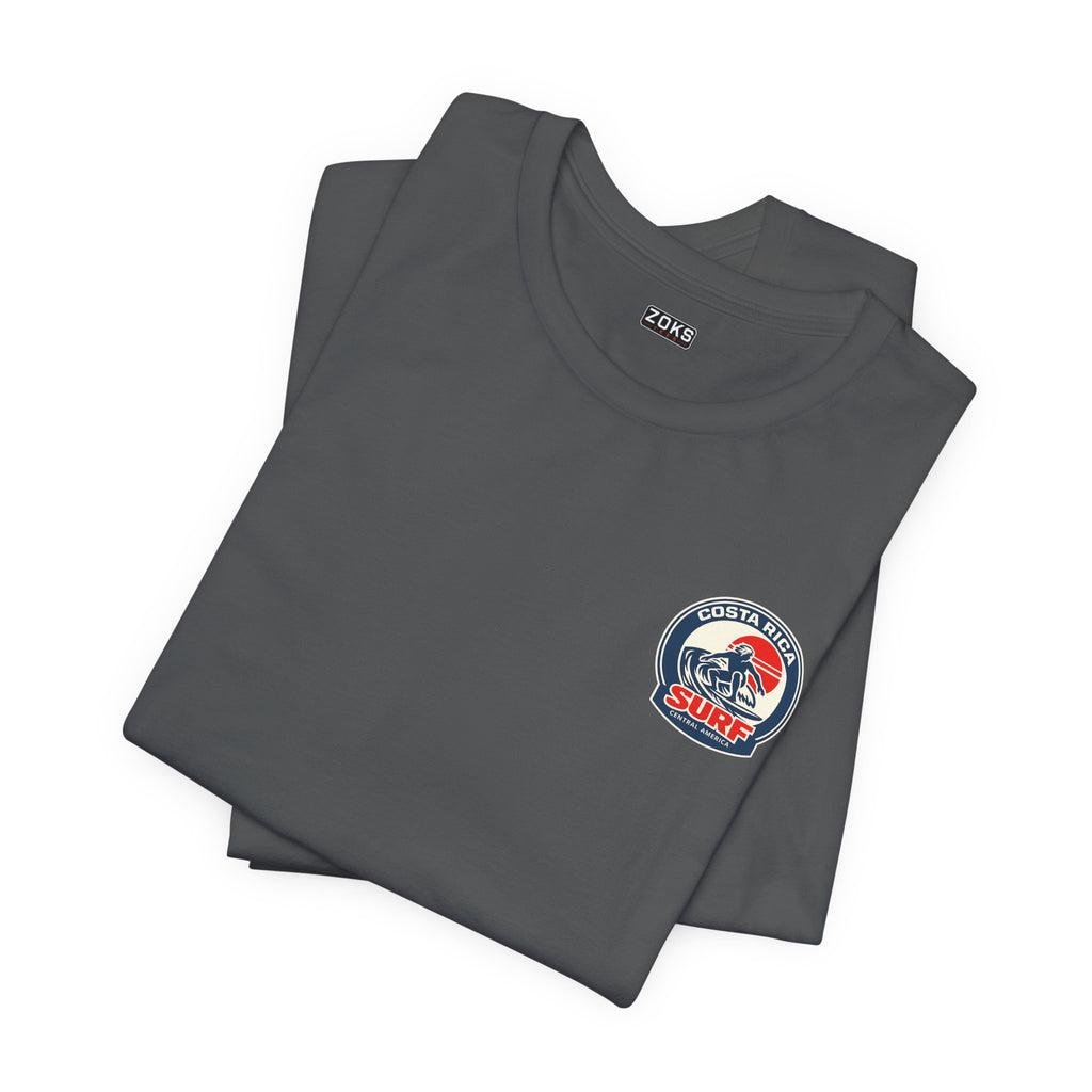 Costa Rica Surf Vintage Graphic Tee — Retro Surfer T-Shirt