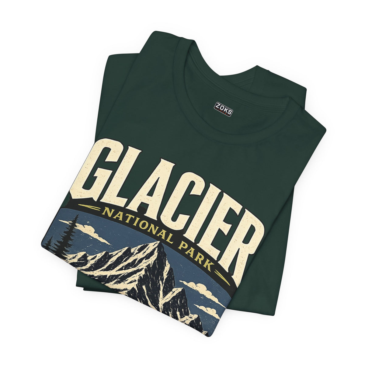 Glacier National Park Vintage Montana Mountain T-Shirt