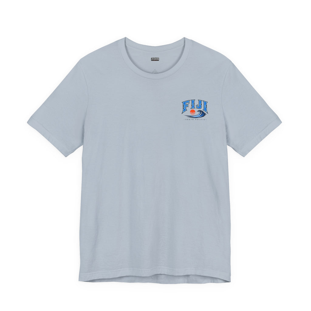 FIJI South Pacific Surf Tee – Premium Island Wave Graphic Shirt (Front & Back Print)