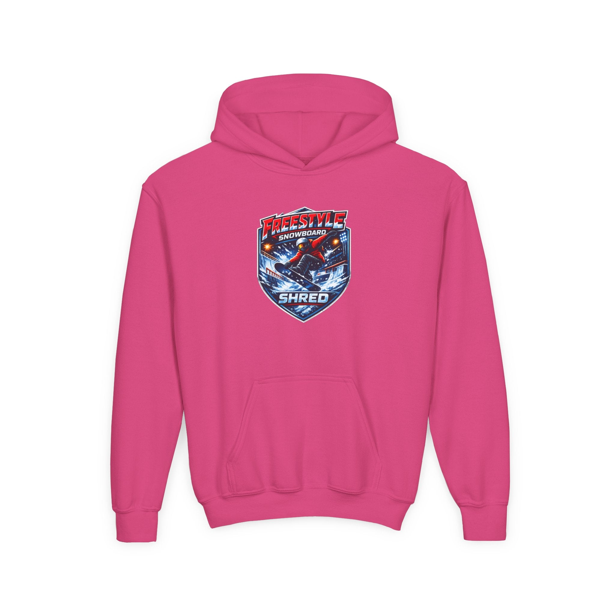 Youth Snowboard Hoodie — Freestyle Snowboarding Graphic Pullover