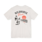 Wildhorse Beach Vintage Sunset Tee – Women's Coastal Aesthetic Shirt