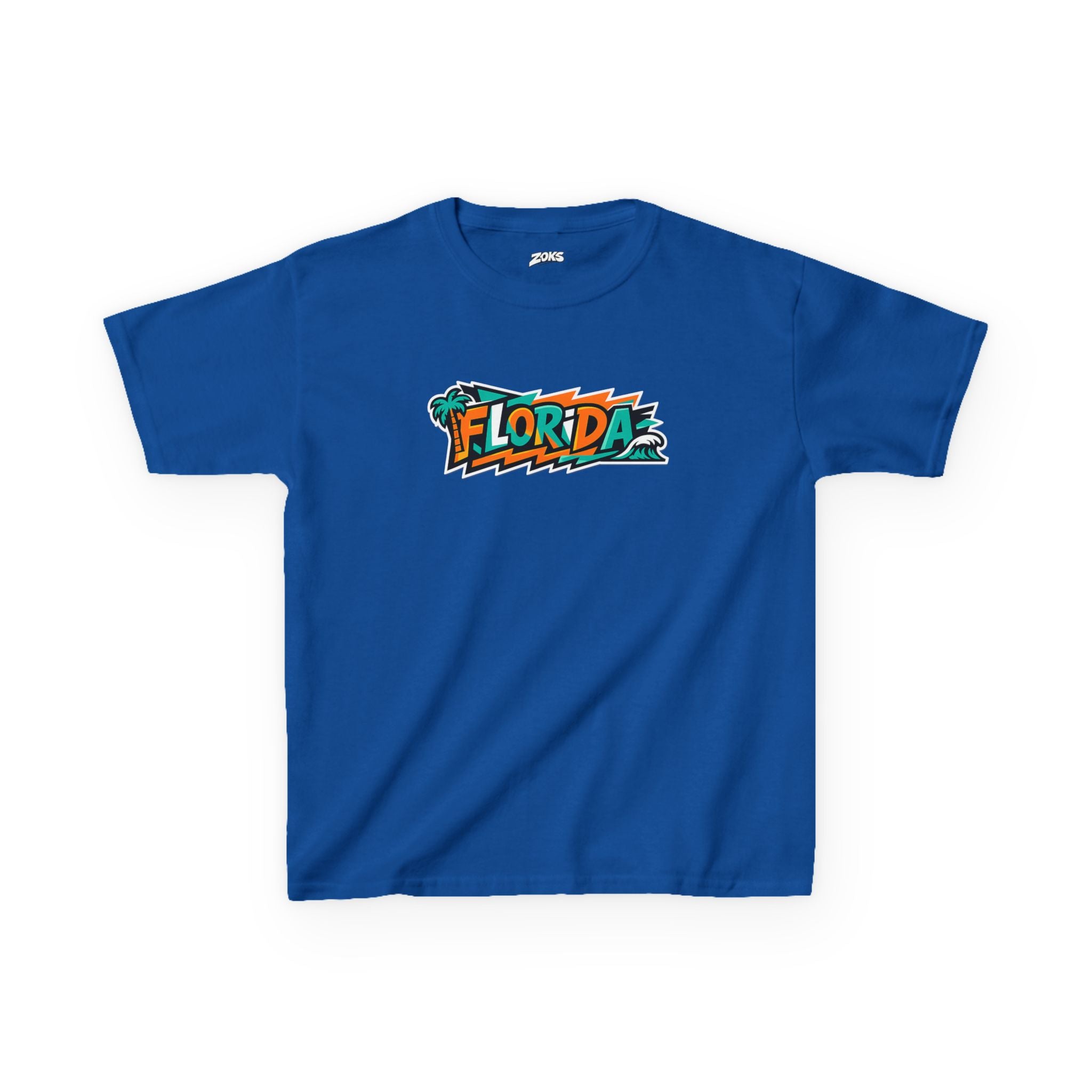 Kids Tropical Beach Surf T-Shirt — Florida Vacation Tee