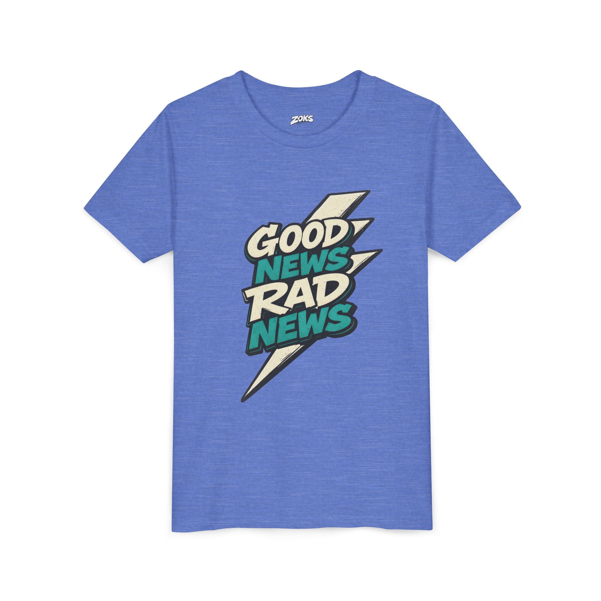 Good News Rad News Retro Lightning Youth Tee
