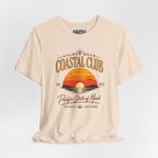 Women's Coastal Club Sunset Tee — "Golden Hour" Pacific State of Mind T-Shirt