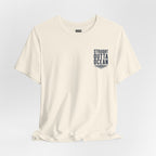 Straight Outta Ocean Retro Sunset Beach T-Shirt