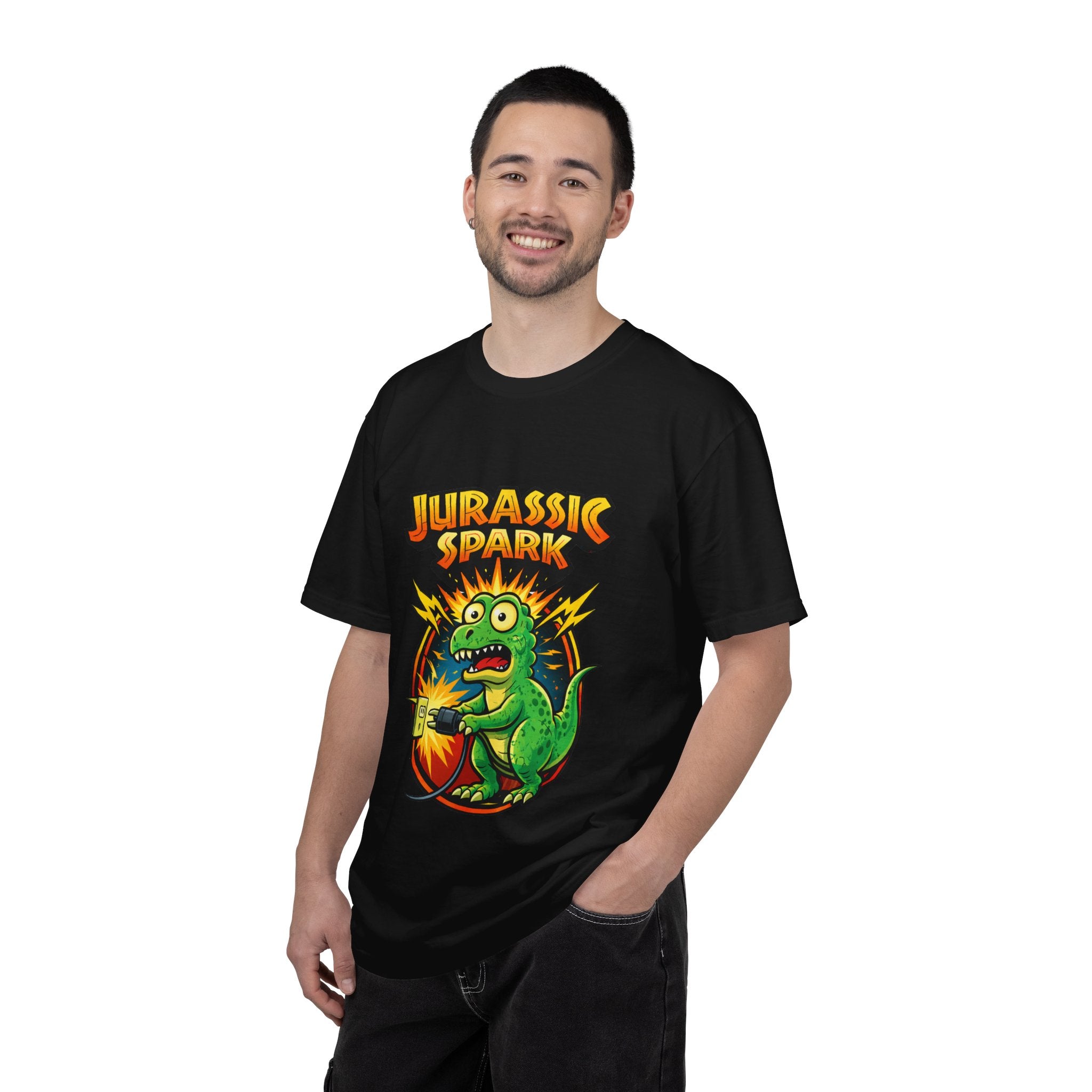 Jurassic Spark Retro Cartoon Dino T-Shirt