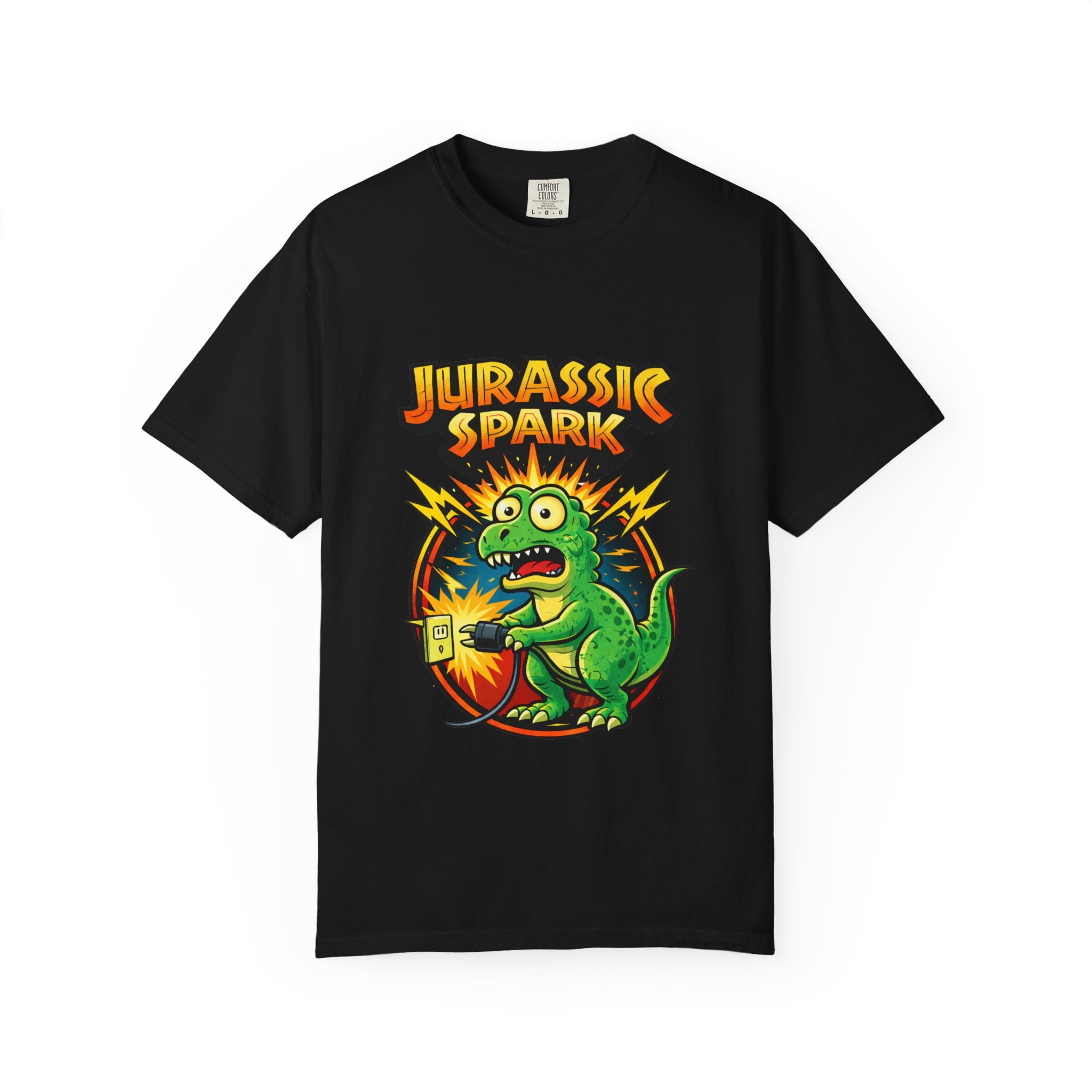 Jurassic Spark Retro Cartoon Dino T-Shirt