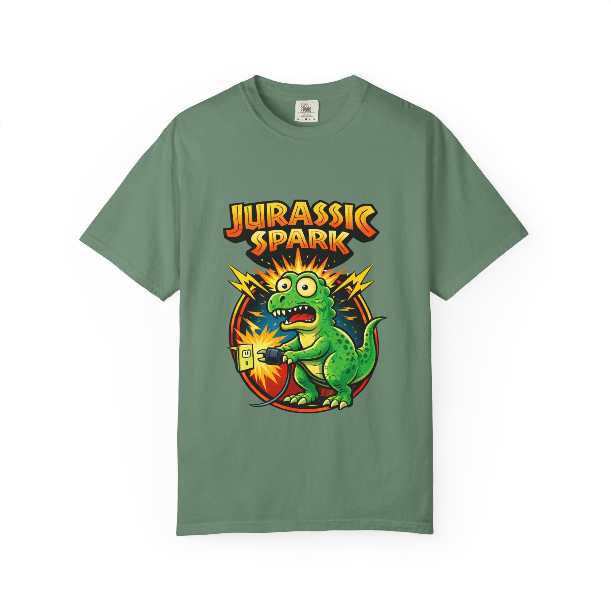 Jurassic Spark Retro Cartoon Dino T-Shirt