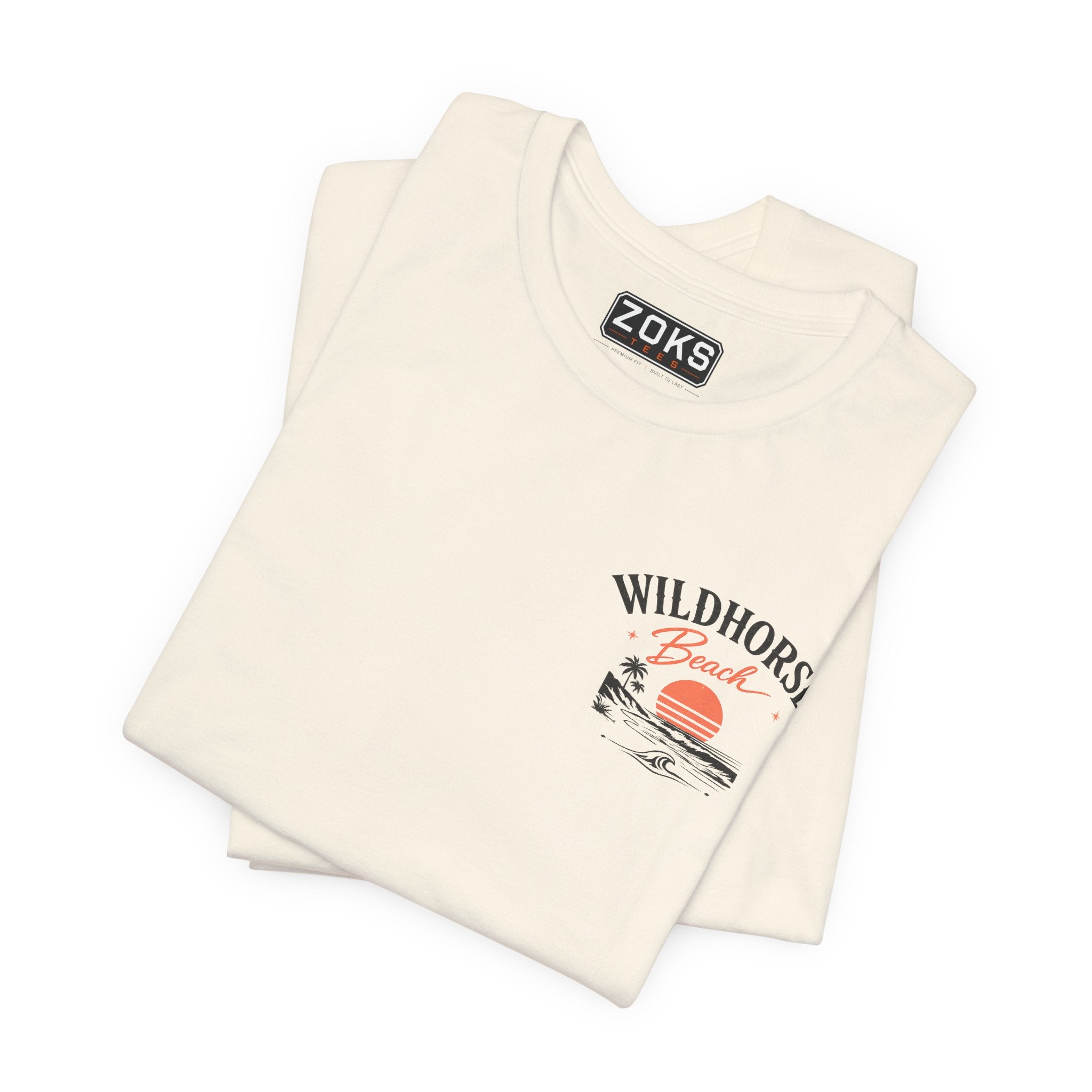 Wildhorse Beach Vintage Sunset Tee – Women's Coastal Aesthetic Shirt