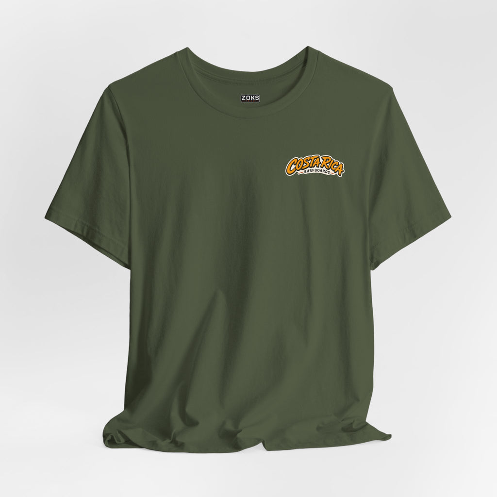 Costa Rica Surf Sloth T‑Shirt — Pura Vida Beach Tee