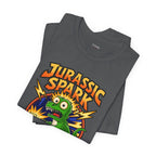 Jurassic Spark T‑Shirt — Retro Electric Dinosaur Graphic Tee