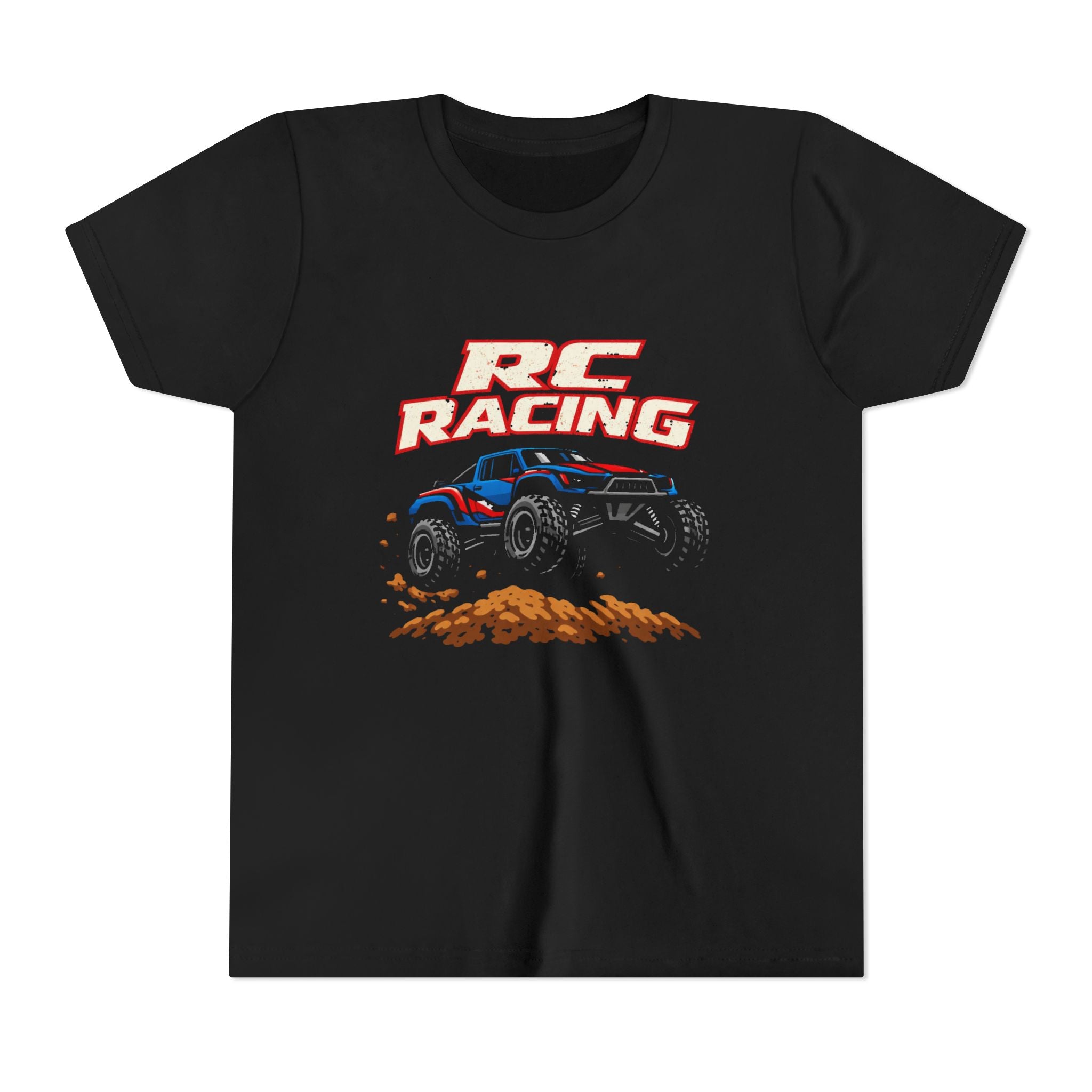 RC Racing Youth Tee — Kid's Remote Control Monster Truck Graphic Shirt