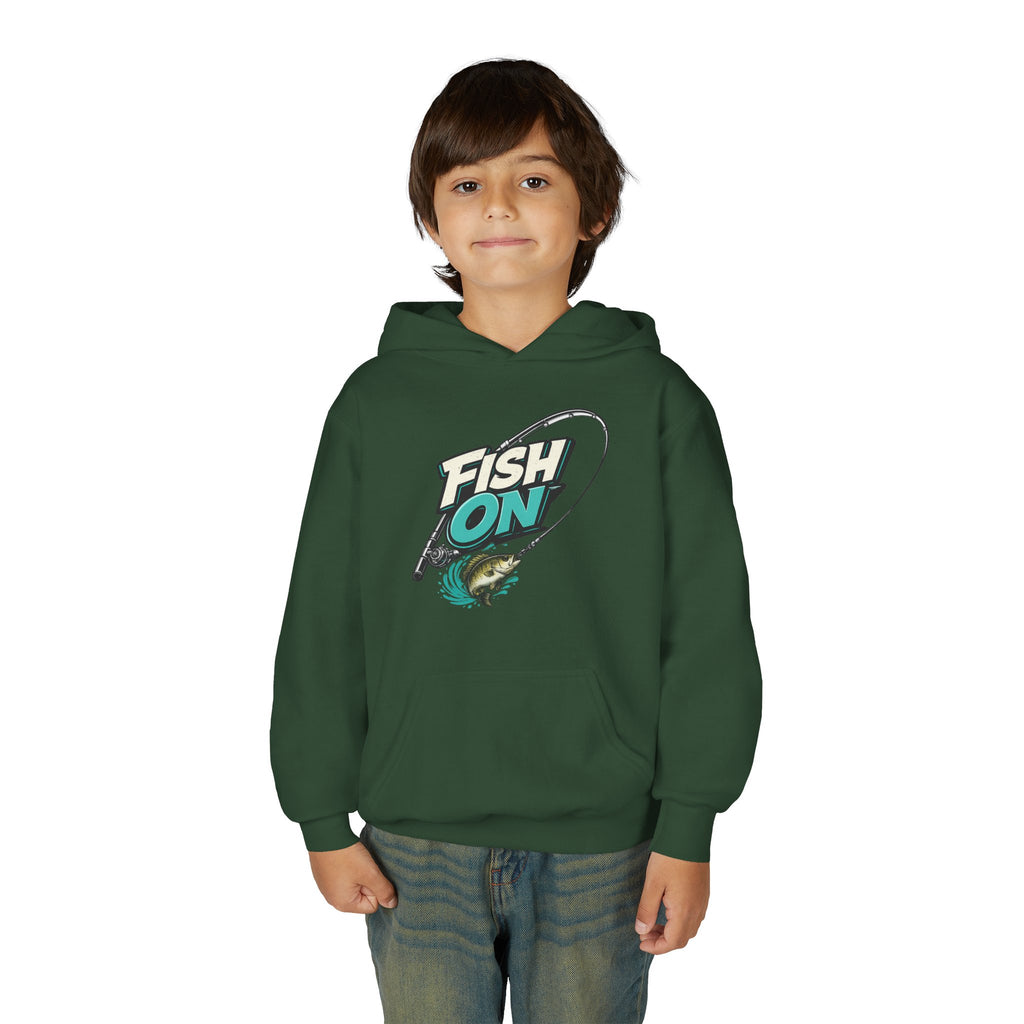 Youth 'Fish On' Bass Fishing Hoodie