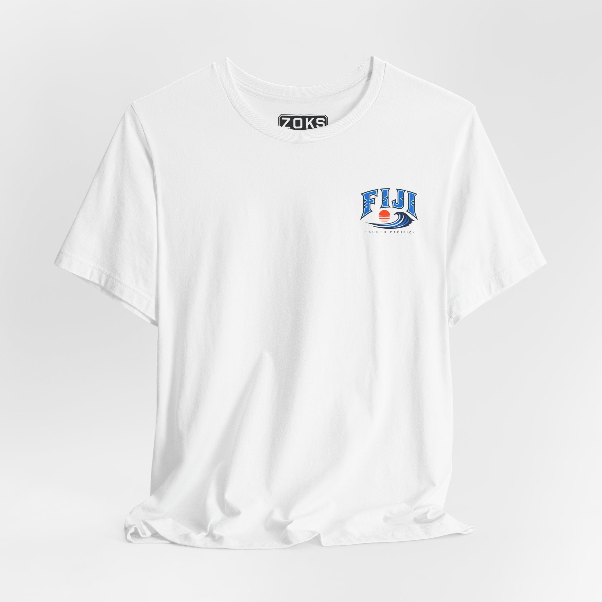 FIJI South Pacific Surf Tee – Premium Island Wave Graphic Shirt (Front & Back Print)